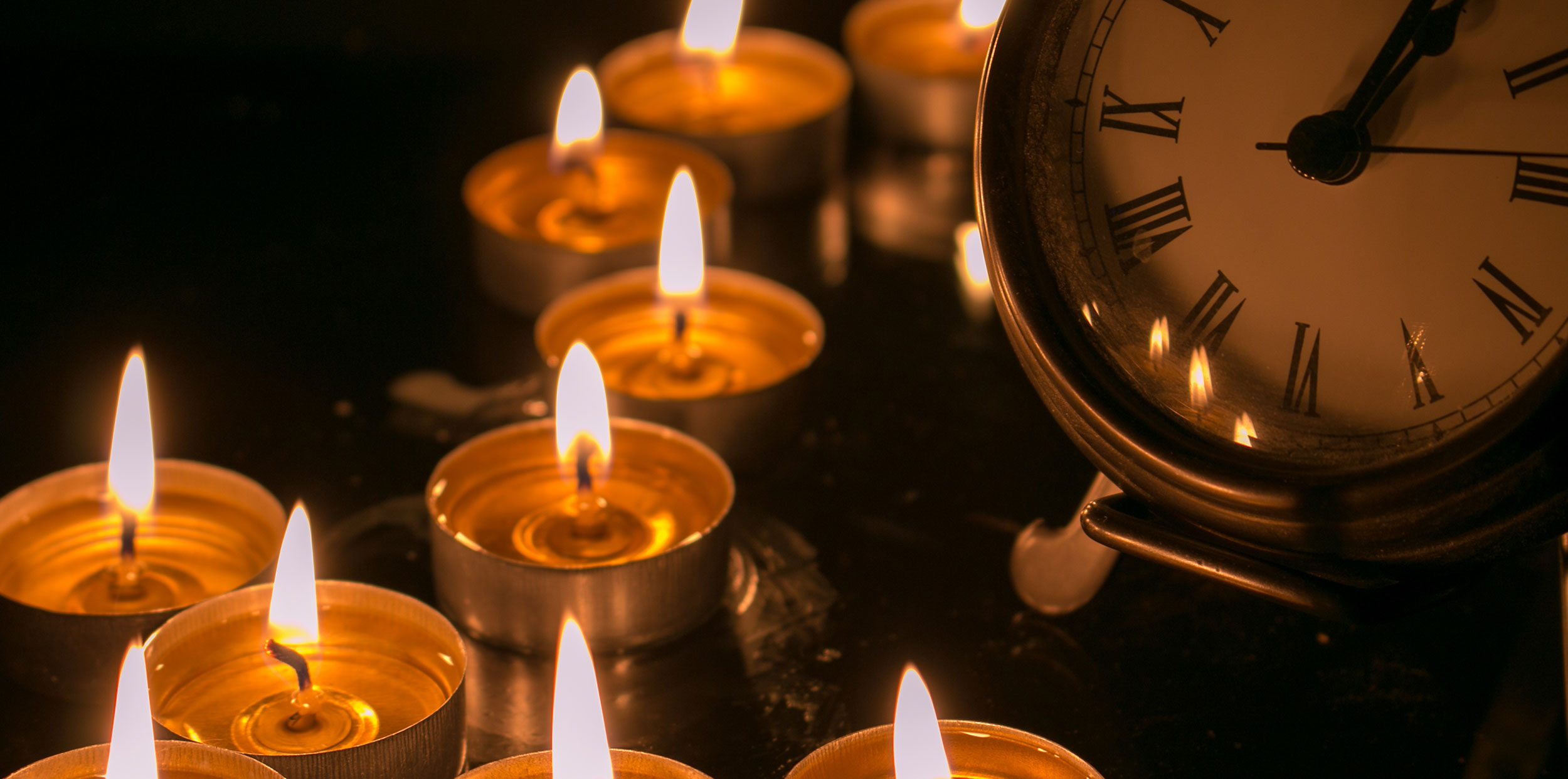 A Candle Clock.