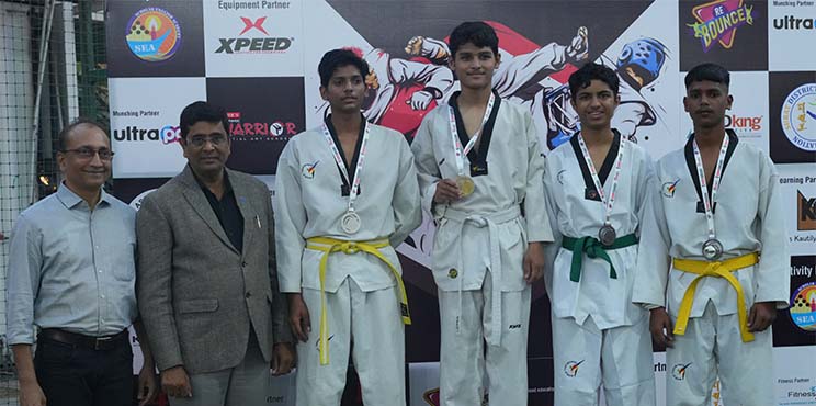 Taekwondo championship Event in Surat by pamir shah sir